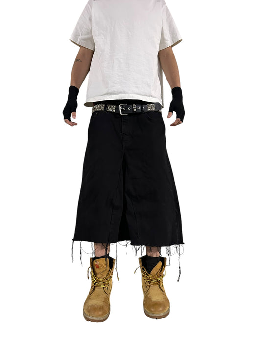 Terror denim shorts